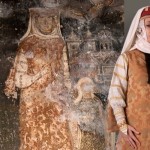 Реконструкция одежды высшей византийской аристократии по церковным фрескам